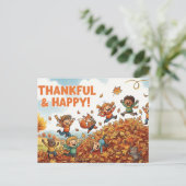 Erntedank Postkarte (Stehend Vorderseite)