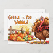 Erntedank Postkarte (Vorne/Hinten)