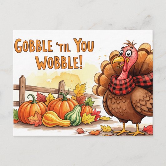 Erntedank Postkarte (Vorderseite)