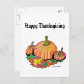 Erntedank Postkarte (Vorne/Hinten)