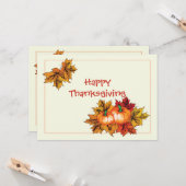 Erntedank Postkarte (Vorderseite/Rückseite Beispiel)