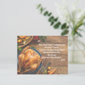 Erntedank Postkarte (Stehend Vorderseite)