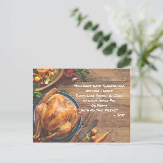 Erntedank Postkarte (Stehend Vorderseite)