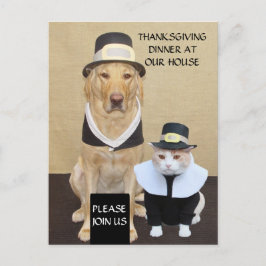 Erntedank Postkarte/Einladung Einladungspostkarte