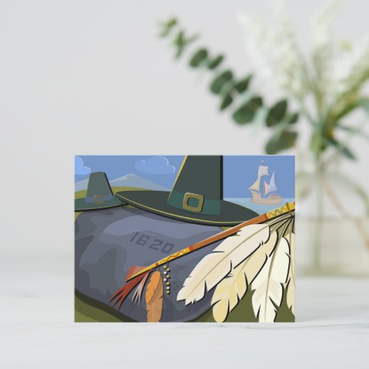 Erntedank-Postkarte Feiertagspostkarte (Stehend Vorderseite)