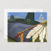 Erntedank-Postkarte Feiertagspostkarte (Vorne/Hinten)