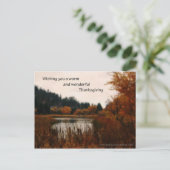 Erntedank-Postkarte Feiertagspostkarte (Stehend Vorderseite)