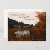 Erntedank-Postkarte Feiertagspostkarte (Vorne/Hinten)