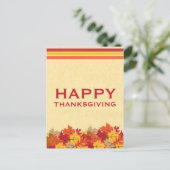 Erntedank Postkarte für Herbst (Stehend Vorderseite)