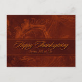 Erntedank Postkarte / von uns allen (Vorderseite)