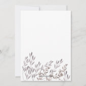 Erntedank Potluck Einladung zur Aquarellenart (Rückseite)