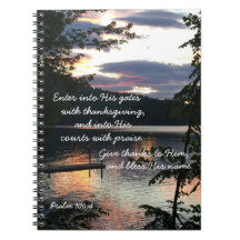 Erntedank Psalm 100:4 Squam Lake Sunrise Foto