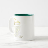 Erntedank - Psalm 100 Zweifarbige Tasse (Vorderseite Links)