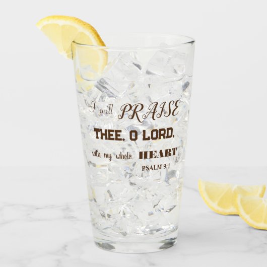 Erntedank PSALM 9:1 Glas (Vorderseite Ice)