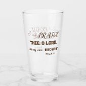 Erntedank PSALM 9:1 Glas (Vorderseite)