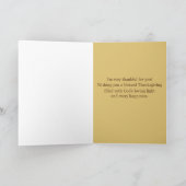 Erntedank Psalms 136 Danke für Ihre Berge Karte (Innenseite)