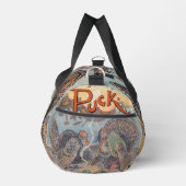Erntedank Puck Vintag Illustration Duffle Bag (Rechts)
