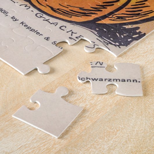 Erntedank Puck Vintag Illustration Puzzle (Seite)