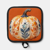 Erntedank Pumpkin 2 Topflappen (Vorderseite)