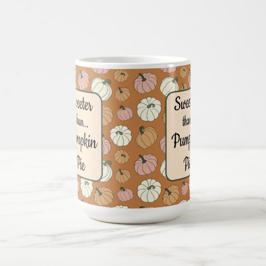 Erntedank Pumpkin All-over Print Kaffeetasse (Mittel)