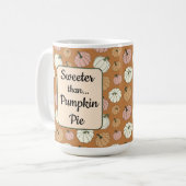 Erntedank Pumpkin All-over Print Kaffeetasse (Vorderseite Links)
