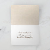 Erntedank Pumpkin am Strand Karte (Innenseite)