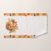 Erntedank Pumpkin Basket Handtuch (Handtuch)