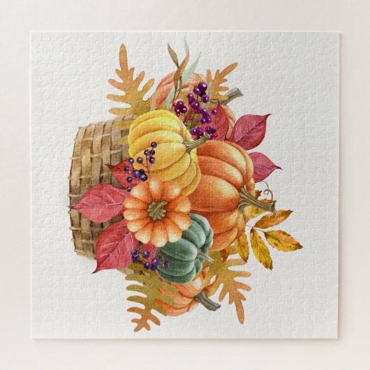 Erntedank Pumpkin Basket Jigsaw Puzzle (Horizontal)
