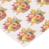 Erntedank Pumpkin Basket Table Runner Mittelgroßer Tischläufer (Ecke)