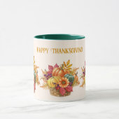 Erntedank Pumpkin Basket Tasse (Zentrum)