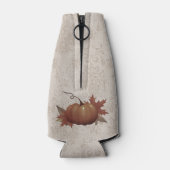 Erntedank Pumpkin Damask Flaschenkühler (Rückseite)