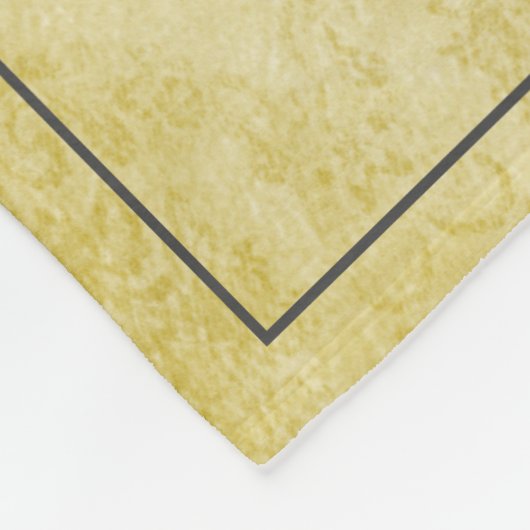 Erntedank Pumpkin Damask | Gelb Fleecedecke (Ecke)