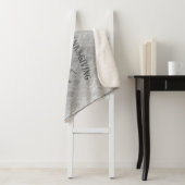 Erntedank Pumpkin Damask | Grau Sherpadecke (Beispiel)