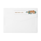 Erntedank Pumpkin dankt Ihnen für Ihre Rückkehr (Rückseite)