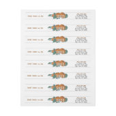 Erntedank Pumpkin dankt Ihnen für Ihre Rückkehr (Bogen)