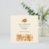 Erntedank Pumpkin Dinner Einladung (Stehend Vorderseite)