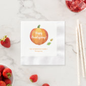 Erntedank Pumpkin Dinner Party Custom Serviette (Beispiel)