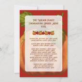 Erntedank Pumpkin Family Dinner Vorlage (Vorderseite)