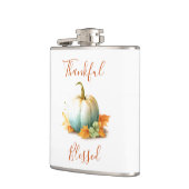 Erntedank Pumpkin Flask | Herbstgeschenk Flachmann (Links)