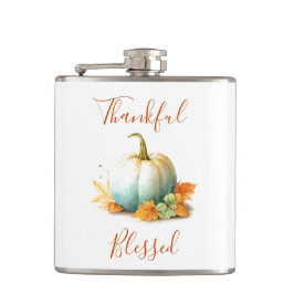 Erntedank Pumpkin Flask | Herbstgeschenk Flachmann