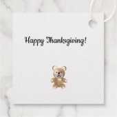 Erntedank Pumpkin Geschenkanhänger (Rückseite)