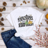 Erntedank Pumpkin Gewürz Jesus Christus Fall Tri-Blend Shirt