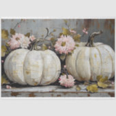 Erntedank Pumpkin Herbst Rustikale Dekoupage Seidenpapier (Vorderseite)