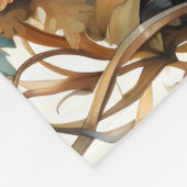 Erntedank Pumpkin Lantern Harvest Fleecedecke (Ecke)