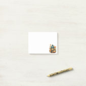 Erntedank Pumpkin Lantern Harvest Post-it Klebezettel (Auf Schreibtisch)