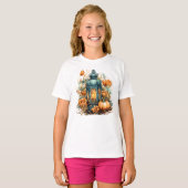Erntedank Pumpkin Lantern Harvest T-Shirt (Vorne ganz)