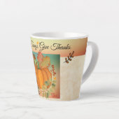 Erntedank Pumpkin Latte Tasse (Rechte Ecke)