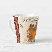Erntedank Pumpkin Latte Tasse (Linke Ecke)