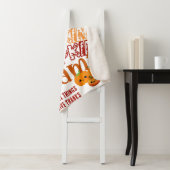 Erntedank PUMPKIN MAMA individuell anpassbar Sherpadecke (Beispiel)