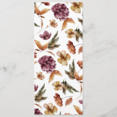 Erntedank Pumpkin Menü Menükarte (Rückseite)